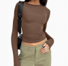 Womens Casual Long Sle...