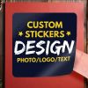 Custom Logo Stickers &...