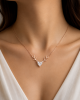 Deer Antler Heart Neck...