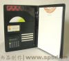 file folder, leather f...