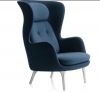 Fiberglass Shell Fabric Upholstered RO lounge chair for living room