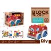 Wokaiblocks Light Music Straw Material Building Blocks Truck DIY Assembly Toys