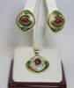 Set of Earrings and Pe...
