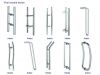 stainless steel pull h...