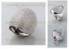 Micro pave Setting Sil...