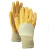 yellow Nitrile glove