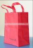 exquisite red Ultrasonic nonwoven gift bags