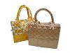 Cotton and Satin handbags