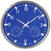 Metal Clock W/Thermome...
