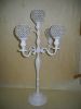 crystal ball candelabra candle holder 