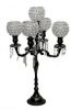 crystal ball candelabra candle holder 