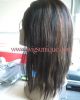 Human hair full lace wigs