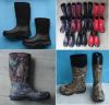 Various Neoprene Rain Boots, Neoprene Boots, Camo Neoprene Rubber Boots, Heat Preservation Rubber Rain Boots, Neoprene Rubber Rain Boots