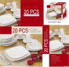 20 pcs dinner set