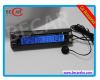 car battery voltage meter with in/out thermometer and clock