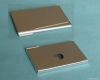 Aluminum business card holder