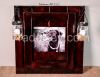 Mason Jar Lantern Decor/Rustic Picture Frame/Country Picture Frame/Rustic Home Decor/Dark Walnut: Item# PLP-4700