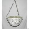 Rattan hanging basket
