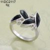 sterling silver onyx r...
