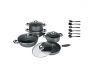 16Pcs Aluminium Non-stick Cookware Set