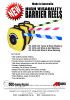 RC3000 series Safety Caution tape barrier reel