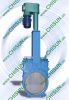 Electric-hydraulic knife gate valve