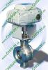 Penumatic V-type adjusting ball valve