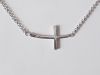 Sideways Cross Necklace