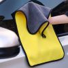 Single Yarn Quick Drying Double-sided Absorbent Thickened Car Wash Special Towels Coral Fleece Car Wiping Towels Wholesale