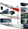 HDPE pipe extruding ma...