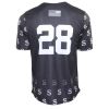 Best Quality custom button polyester short sleeve sublimation men baseball and softball jerseys 