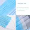 Disposable mask with three layers of filter protection, dustproof, breathable, and fusible spray cloth