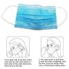 Disposable mask with three layers of filter protection, dustproof, breathable, and fusible spray cloth