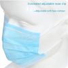 Disposable mask with three layers of filter protection, dustproof, breathable, and fusible spray cloth