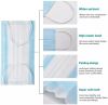 Disposable mask with three layers of filter protection, dustproof, breathable, and fusible spray cloth