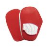 Boxing Focus Pads Curved MMA Focus Mitts Muay Thai Training, Matte Black Convex Skin Leather with Adjustable Strap