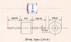  2 Pole Gas Tube Surge Arresters(Gas Discharge Tubes)Electrode Cdramic