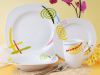16 PCS SQUARE PORCELAI...
