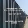 UAE QATAR SAUDI ARABIA CONTINOUS SHEET HOARDING CORRUGATED SHEET SITE PERIMETER FENCING - DANA STEEL