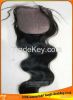 Indian Brazilian Virgin Human Hair Silk Base Lace Top Closures in stock, Factory Price Supplier