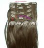 Indian Brazilian Virgin Human Hair Clip-in Hair Extensions Wholesale