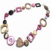 Shell Necklace with le...
