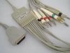 GE-Marquette one-piece 10-lead  EKG cable with leadwires