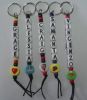 plastic bead name keyc...