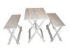 Wooden antique table set