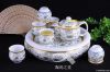 8 pc Chinese porcelain tea set, teaware, drinkware