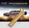 led flashlight car charger power bank 3 in 1 with  2600 2800 3000mAh battery