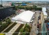 20M Wide High Quality Outdoor Event Tent with Plain white PVC Sidewall For Exhibition