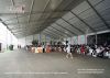 40M Wide Aluminum Outdoor Event Tent with Plain white PVC Sidewall For Restaurant