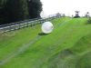 zorb ball, zorb, grass...
